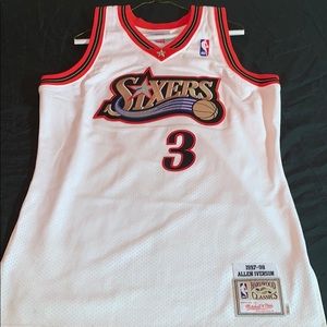 Authentic allen iverson Jersey